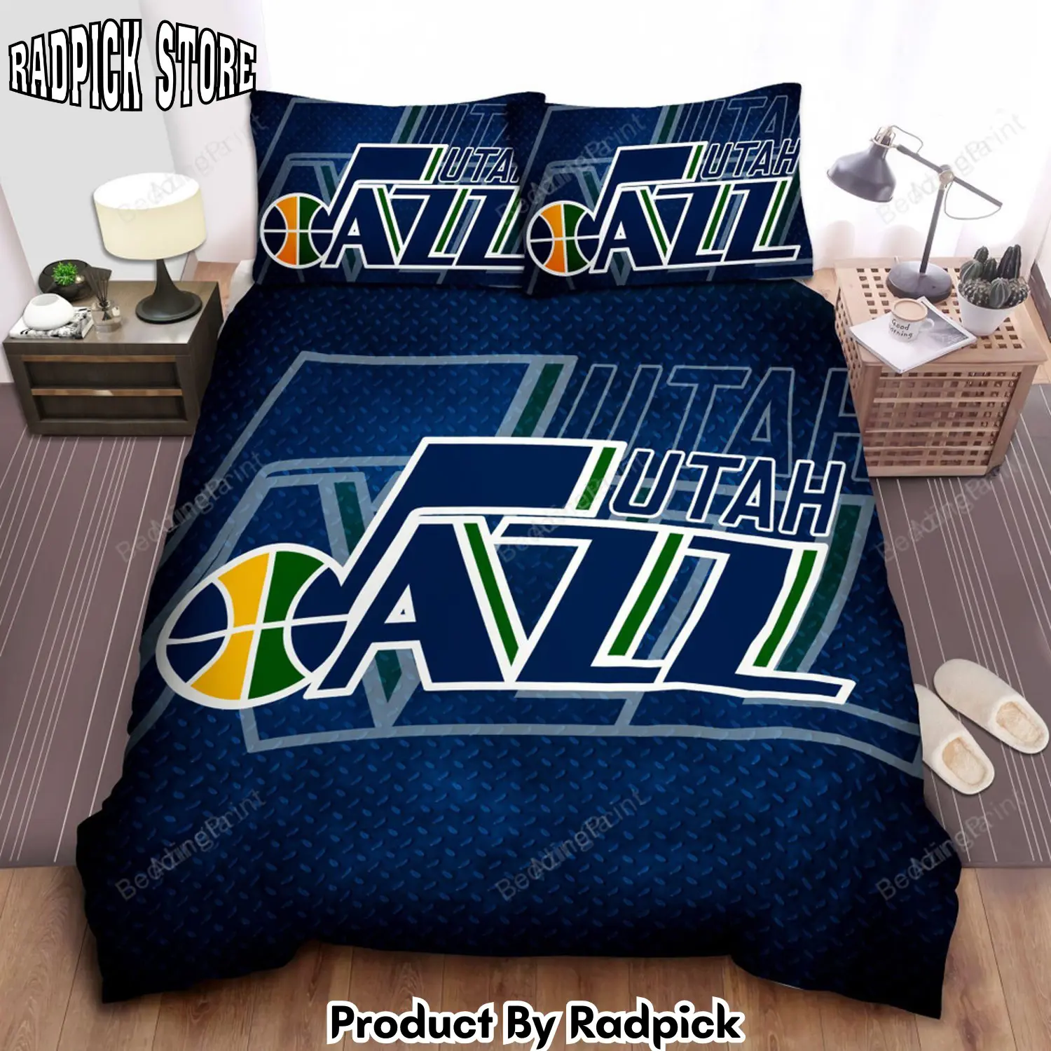 Radpick sports utah sport team utah jazz bed sheet duvet cover bedding sets rp3272049